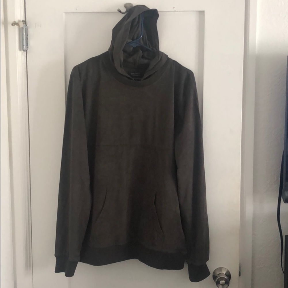 Brown sway Zara hoodie